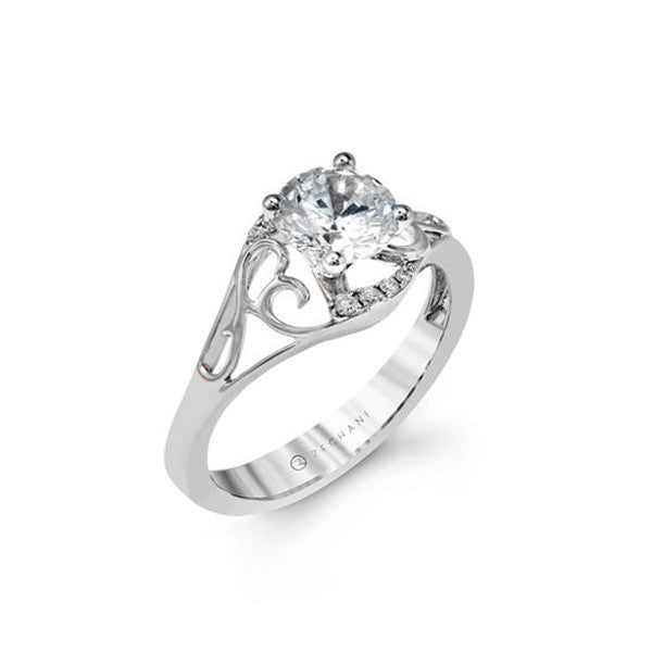 Simon G Open Filigree Engagement Mounting