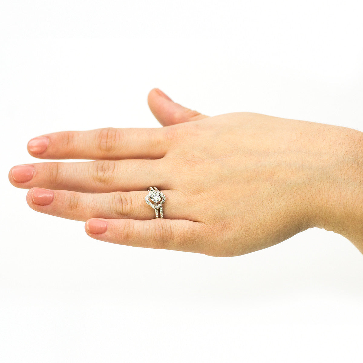 Simon G Engagement Mount with Wedding Band