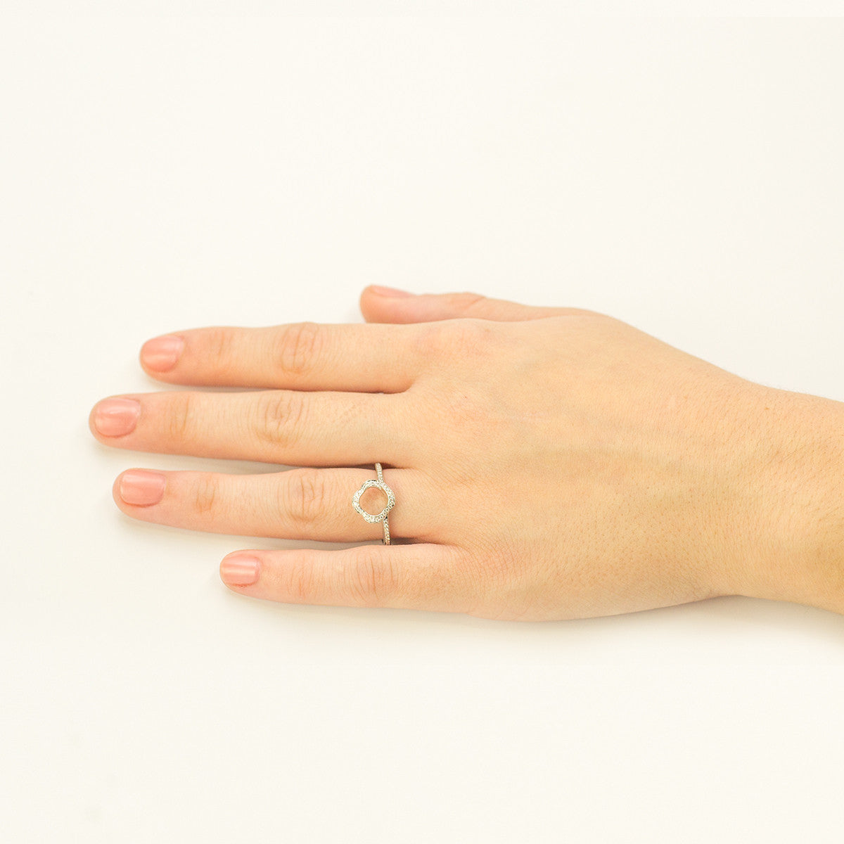 Simon G Engagement Mount with Wedding Band