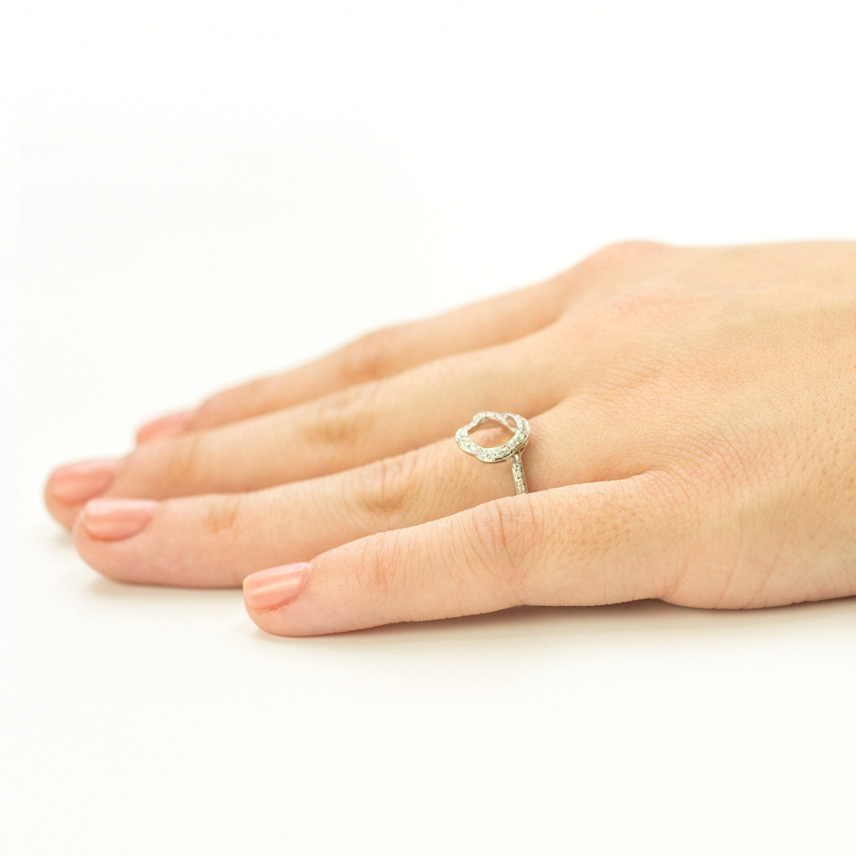 Simon G Engagement Mount with Wedding Band