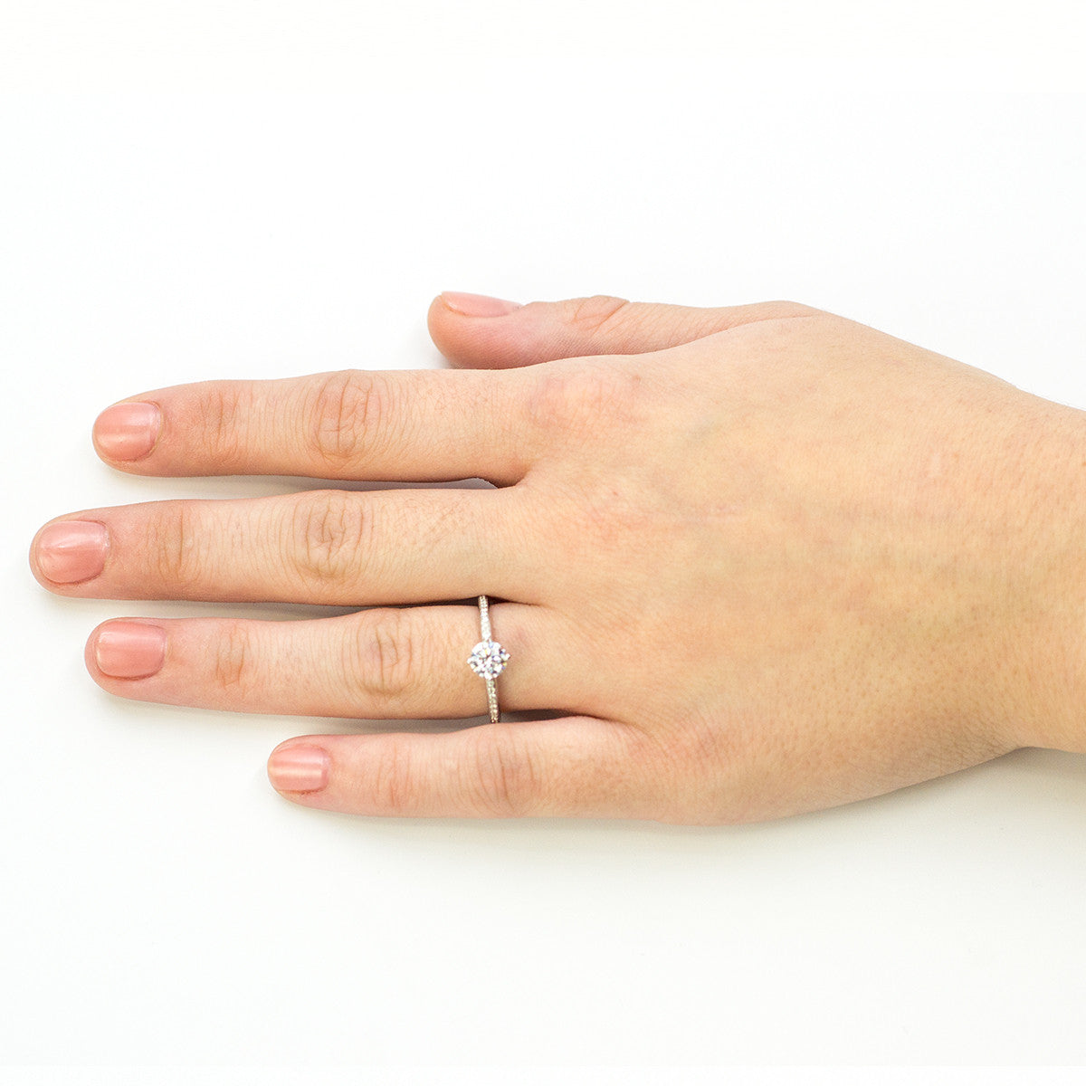 Simon G Engagement Mount with Wedding Band