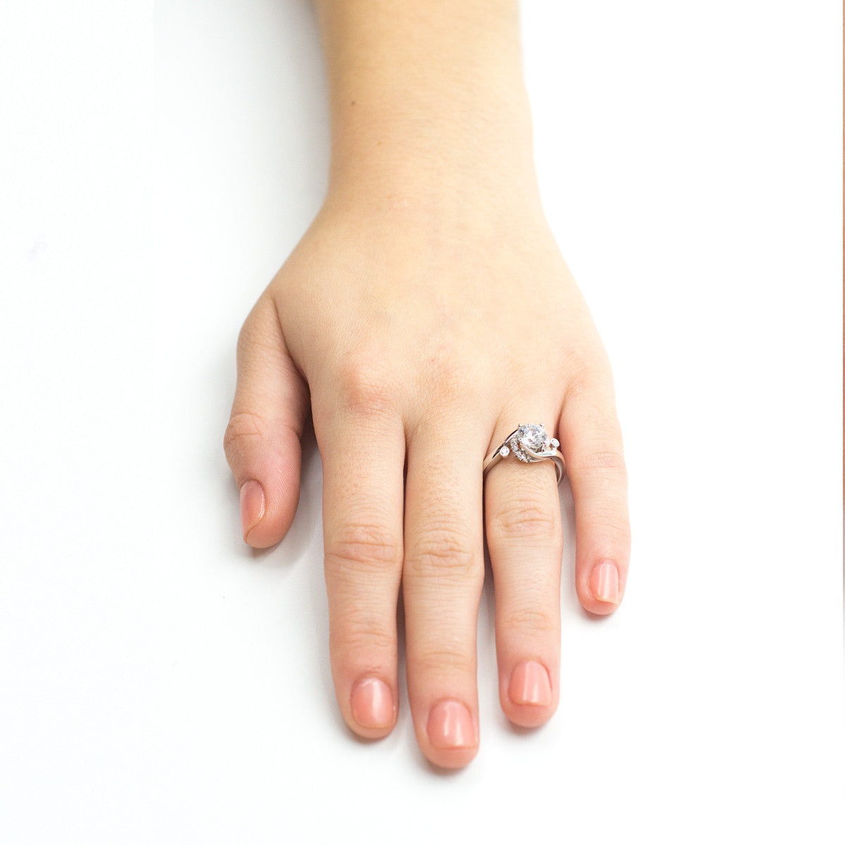 Simon G White Gold Engagement Mounting