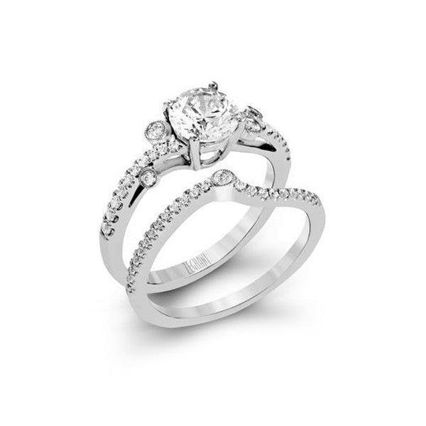 Simon G White Gold Engagement Mounting