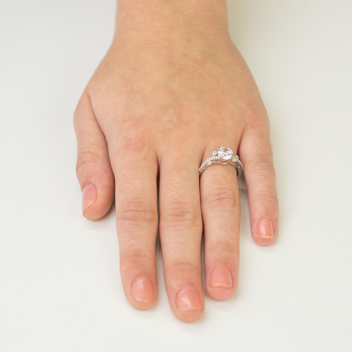 Simon G White Gold Engagement Mounting