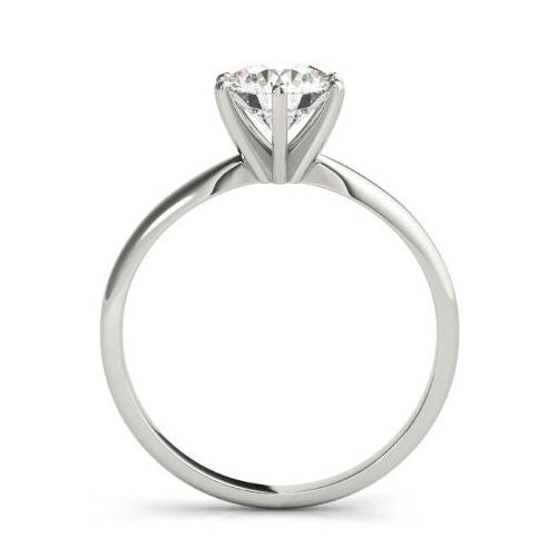 Classic Tiffany Solitaire Diamond Engagement Mounting In Platinum