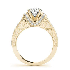 Yellow Gold Vintage Diamond Engagement Ring