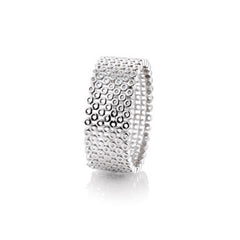 Sterling Silver Infinite Circles Bangle by Breuning