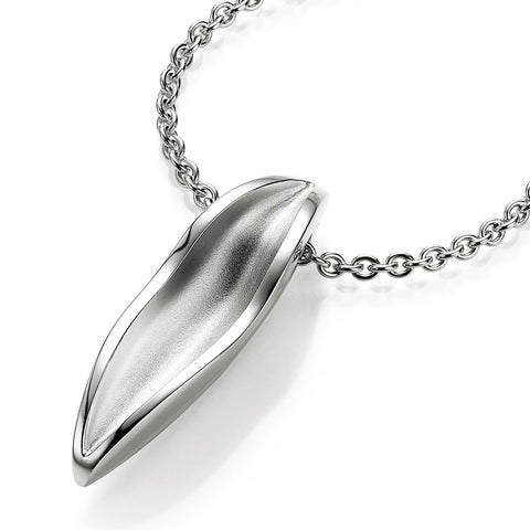 Sterling Silver Drop Pendant by German Designer Breuning