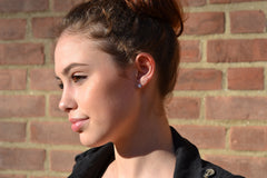 Three Quarter Round Brilliant Diamonds Studs