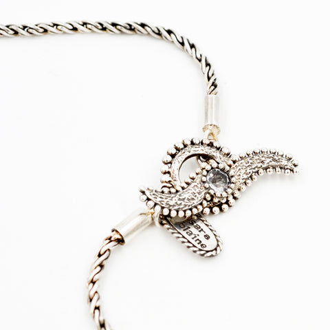 Sara Blaine Sterling Silver Necklace with Mother of Pearl
