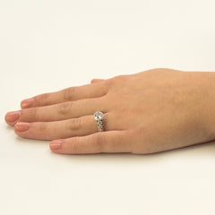 Simon G Bezel White Gold Engagement Mounting
