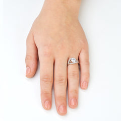 Simon G Open Weave White Gold Engagement Mounting