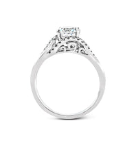 14k White Gold Diamond Engagement Ring Zeghani by Simon G