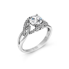 Simon G Open Weave White Gold Engagement Mounting