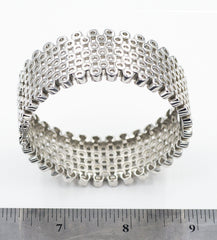 Sterling Silver Infinite Circles Bangle