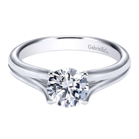 Contemporary Style Diamond Engagement Mounting