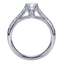 Fancy Solitaire Diamond Engagement Ring