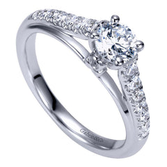 Fancy Solitaire Diamond Engagement Ring