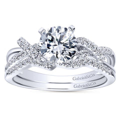 Waves Diamond Engagement Mounting
