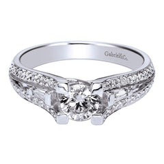 White Gold Diamond Engagement Ring