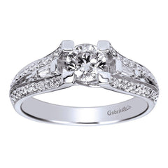 White Gold Diamond Engagement Ring