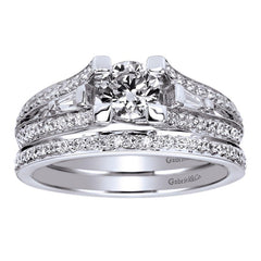 White Gold Diamond Engagement Ring