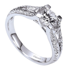 White Gold Diamond Engagement Ring