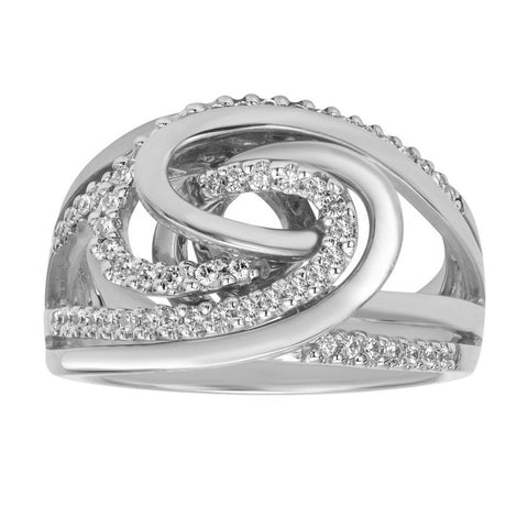 Open Space Diamond Pave Cocktail Ring