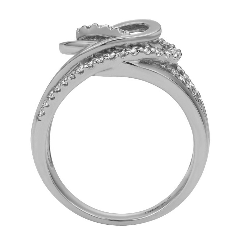 Open Space Diamond Pave Cocktail Ring