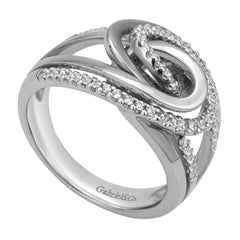 Open Space Diamond Pave Cocktail Ring
