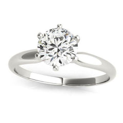 Platinum Tiffany Style Solitaire Diamond Engagement Mounting