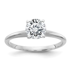 White Gold Tiffany Style Solitaire Diamond Engagement Mounting
