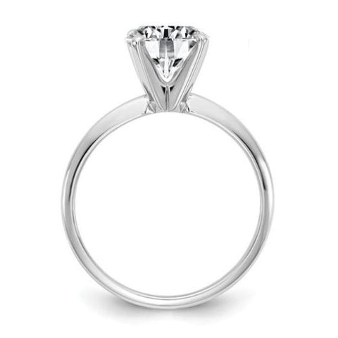 White Gold Tiffany Style Solitaire Diamond Engagement Mounting