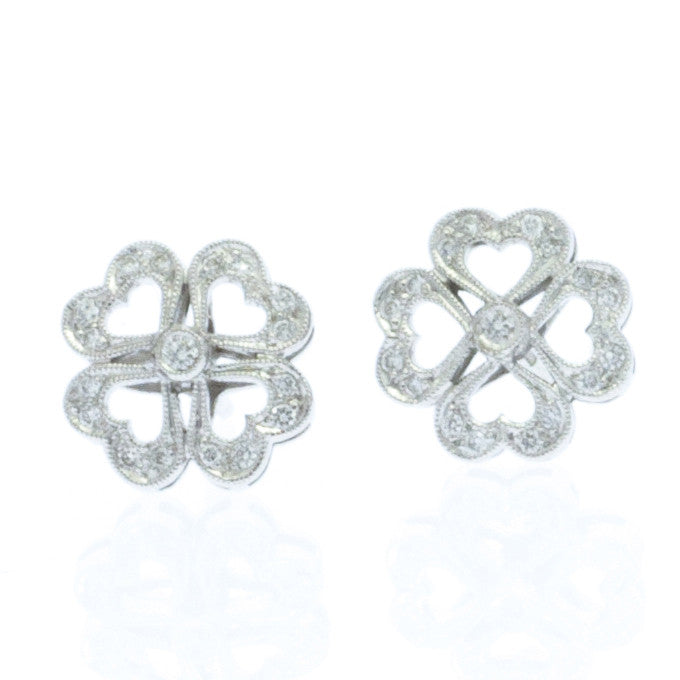 Shamrock Diamond Fashion Earrings