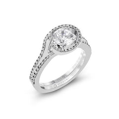 Simon G Engagement Mount and Wedding Band Set