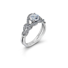 Simon G White Gold Engagement Mounting